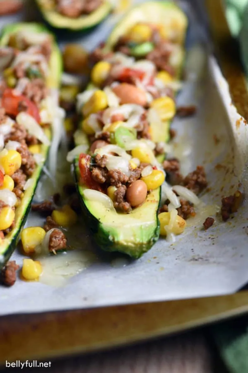 Zucchini Taco Boats