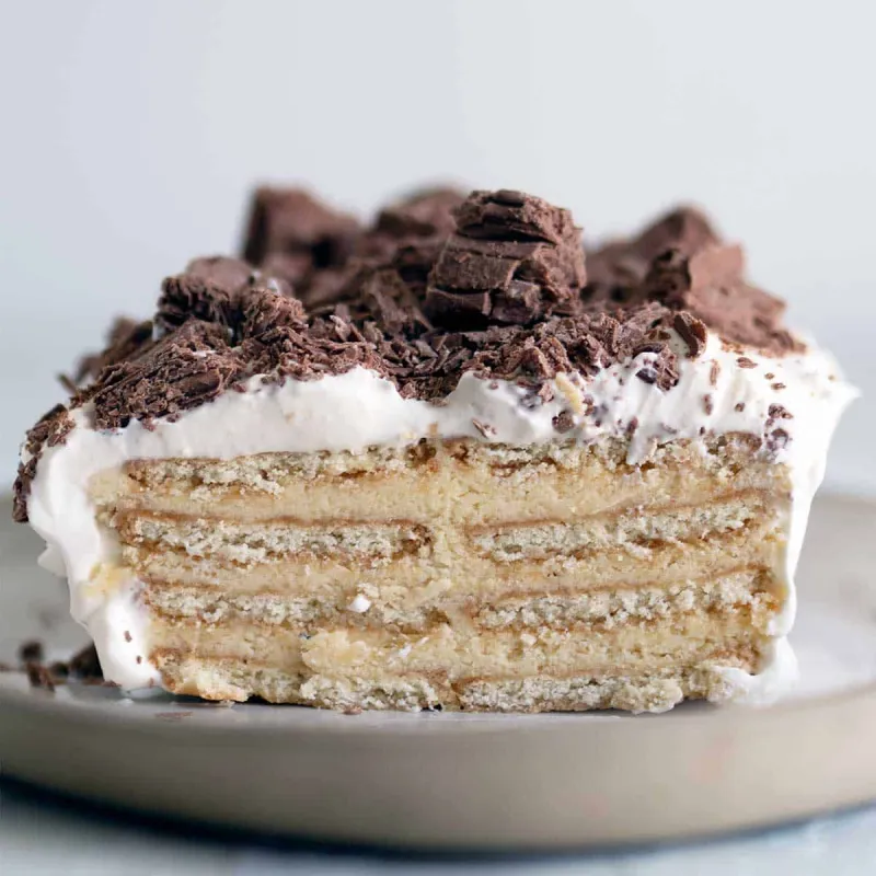 Biscotten Torte (biscuit fridge cake)