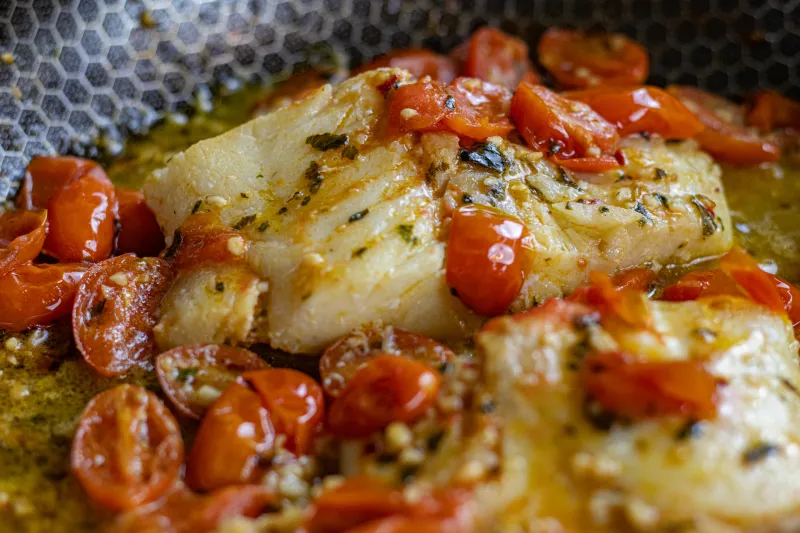 Tomato Basil Cod