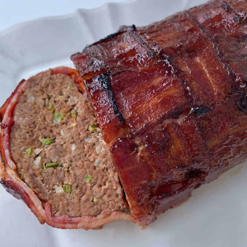 Easy Bacon Weave Meatloaf