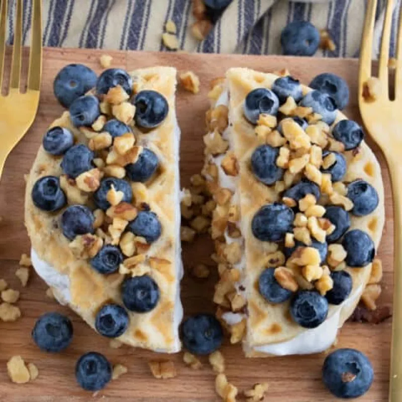 Waffle Ice Cream Sandwich