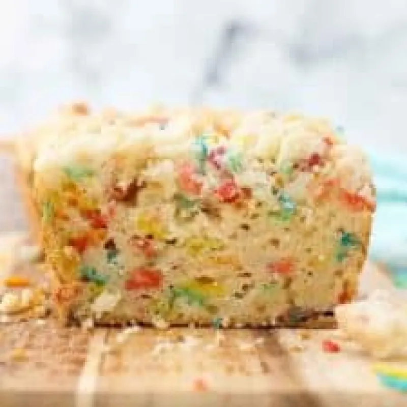 Fruity Pebble Pound Cake
