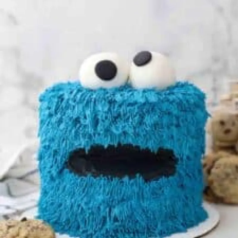 Cookie Monster Smash Cake