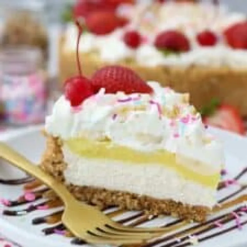 No-Bake Banana Split Pie