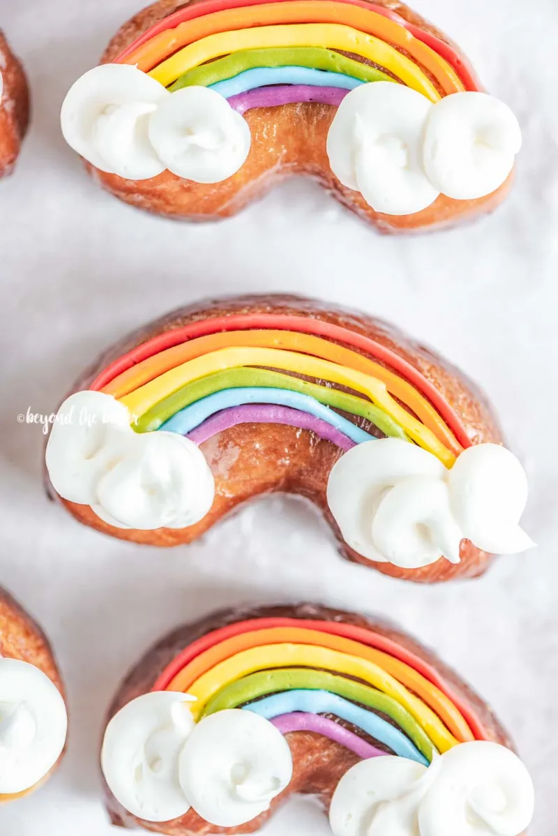 Rainbow Donuts