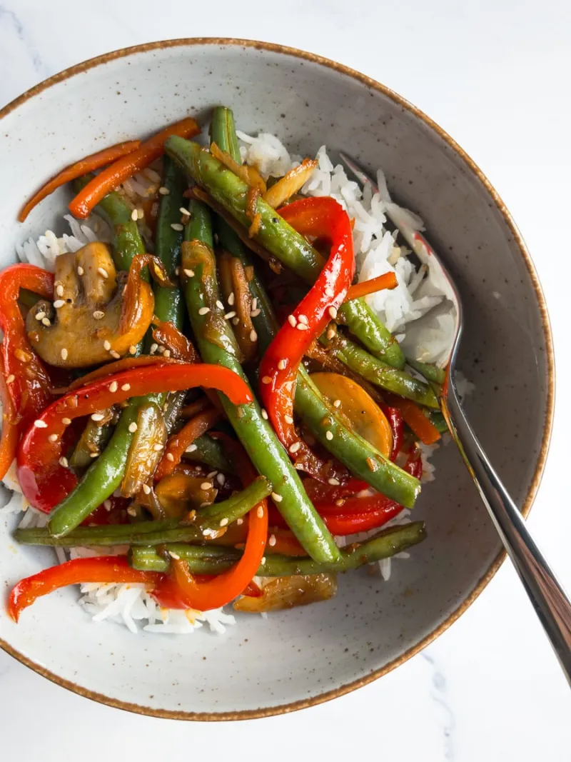 Ginger Soy Vegetable Stir Fry
