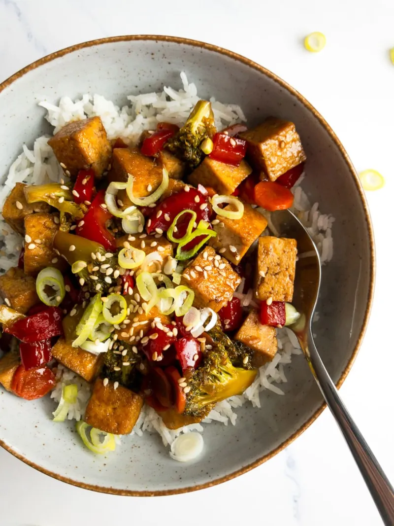 Teriyaki Tofu Stir Fry