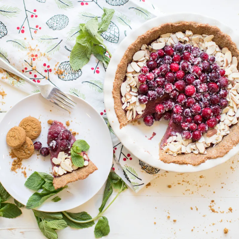 Cranberry Gingersnap Pie