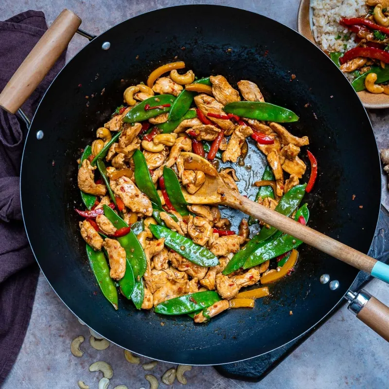 Easy Chicken Stir Fry Recipe (With Vegetables And Cashew)