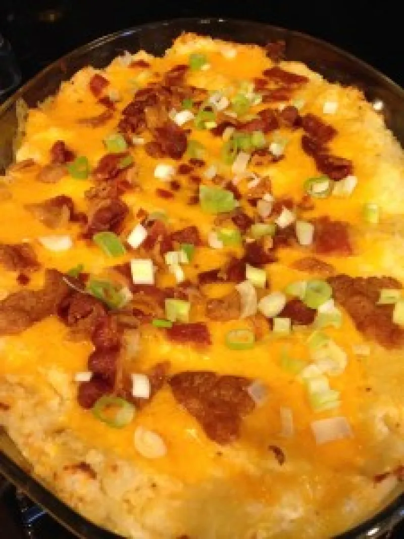 Bacony Twice Baked Potato Casserole