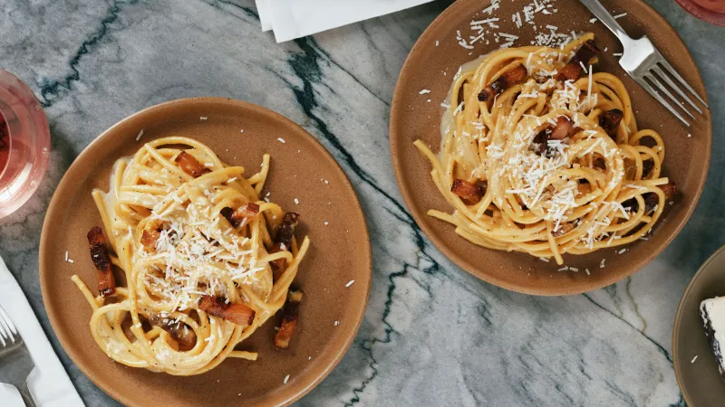 Simple Spaghetti Carbonara, Step-by-Step