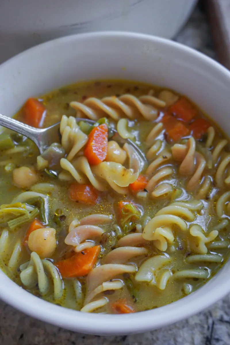 Chickpea Noodle Soup