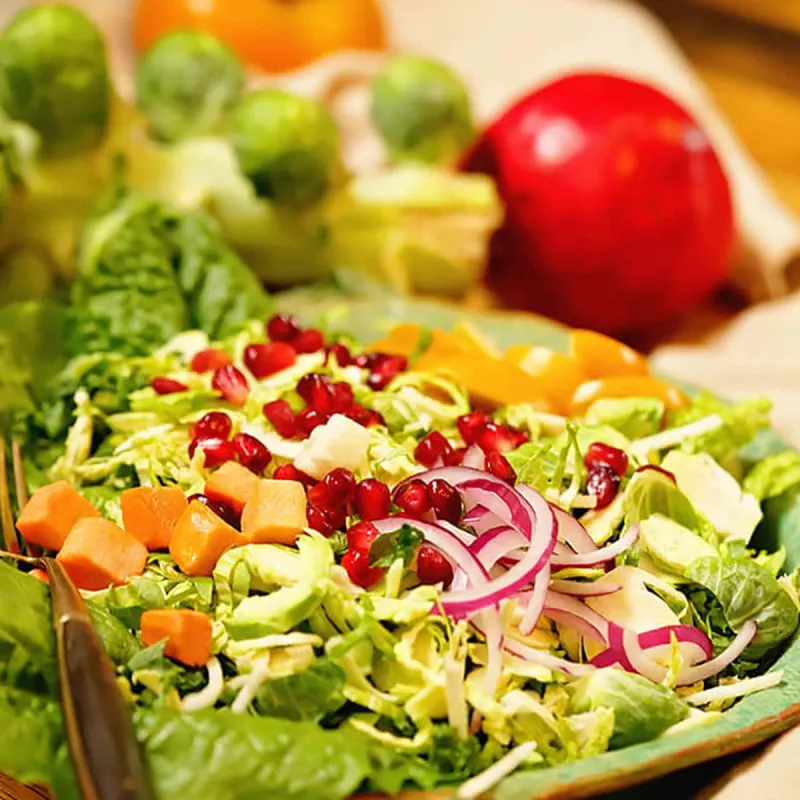 Shaved Brussel Sprout Salad