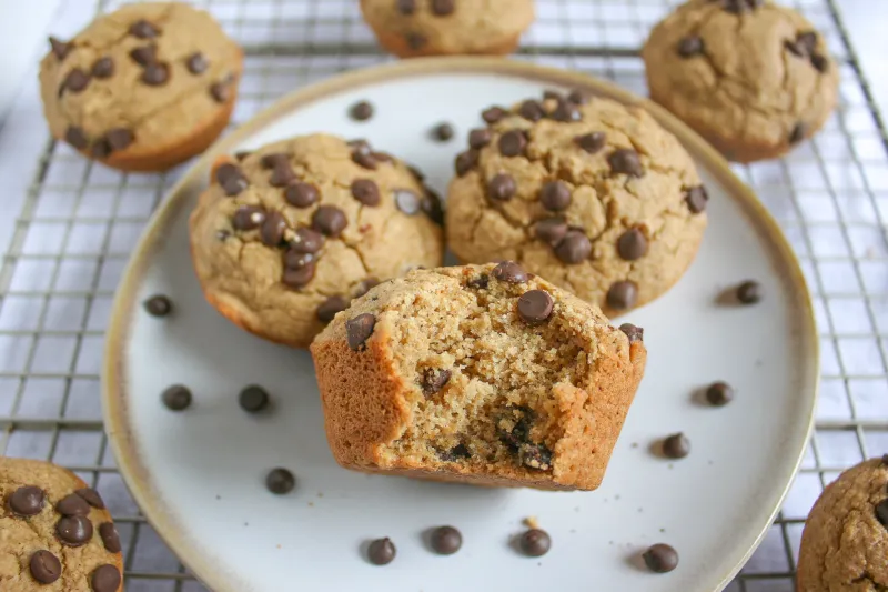 Ultimate Vegan Chocolate Chip Muffins