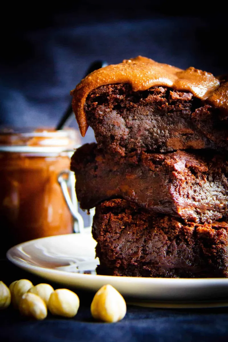 The Best Vegan Chocolate Hazelnut Brownies