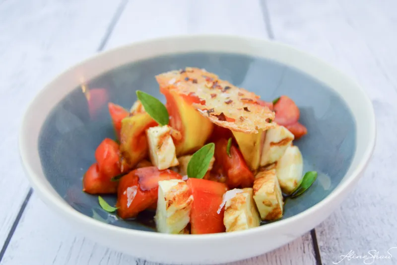 Brazilian Tomato Salad Recipe with Balsamic Vinegar