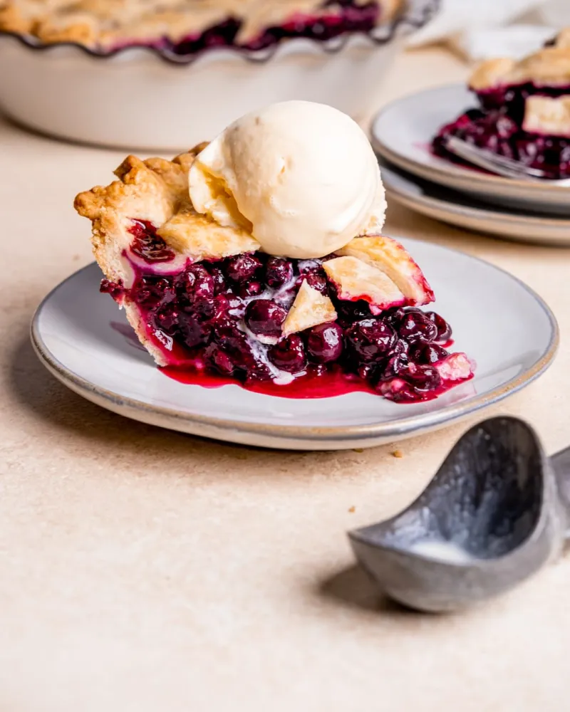Spiced Blueberry Pie