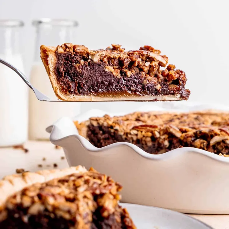 Pecan Brownie Pie