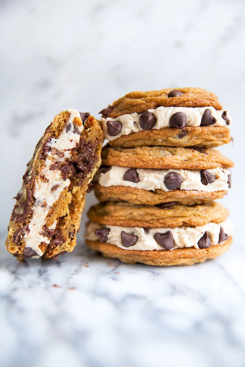 Chocolate Chip Cookie Dough Stuffed Cookies