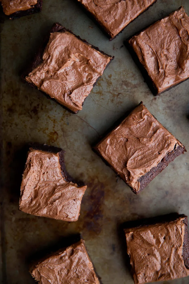 Double Chocolate Bourbon Brownies