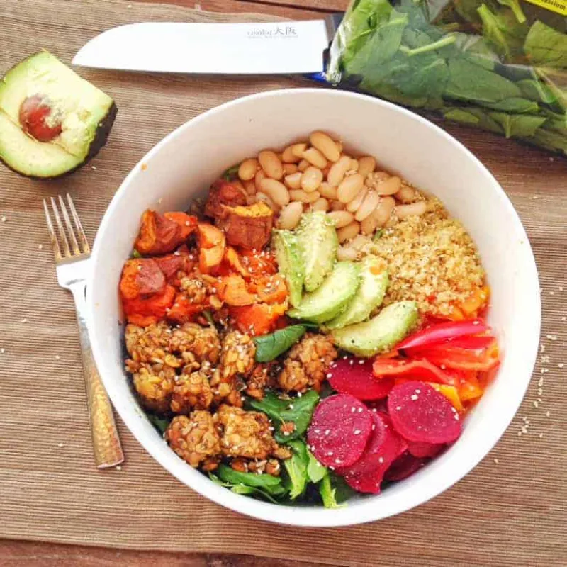 Quinoa Power Bowl with Tempeh