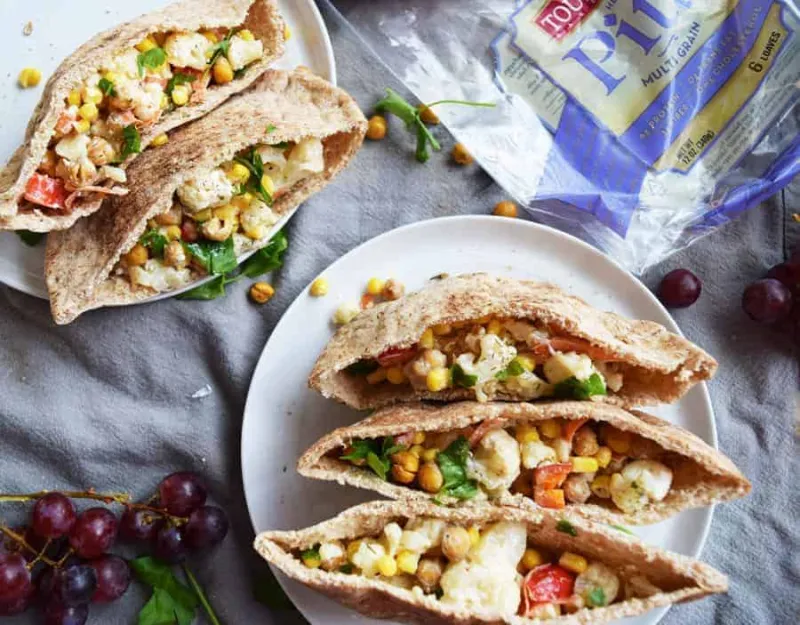 Roasted Chickpea Cauliflower Sandwiches