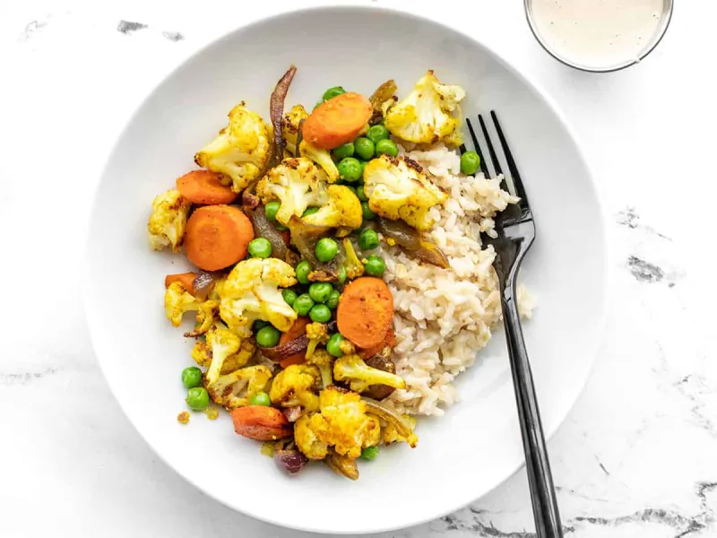 Curry Roasted Vegetable Bowls