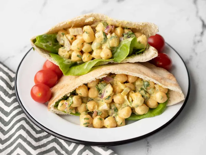 Curry Chickpea Salad