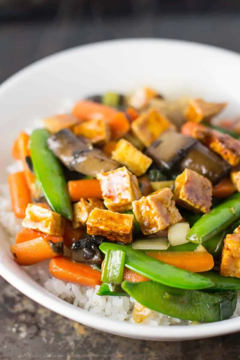 Honey Ginger Tofu Stir Fry