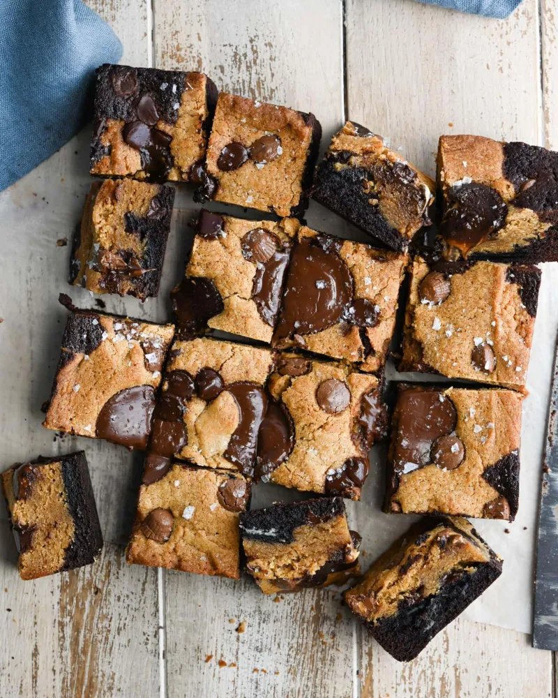 Five Layer Brownie Blondies