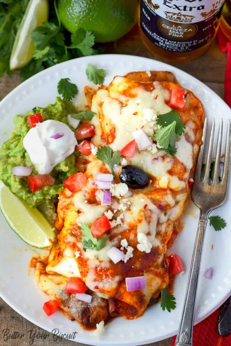 Sour Cream Enchiladas