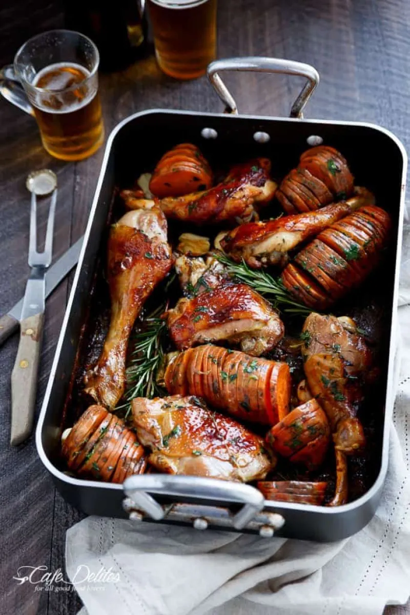 Crispy Beer Roast Turkey
