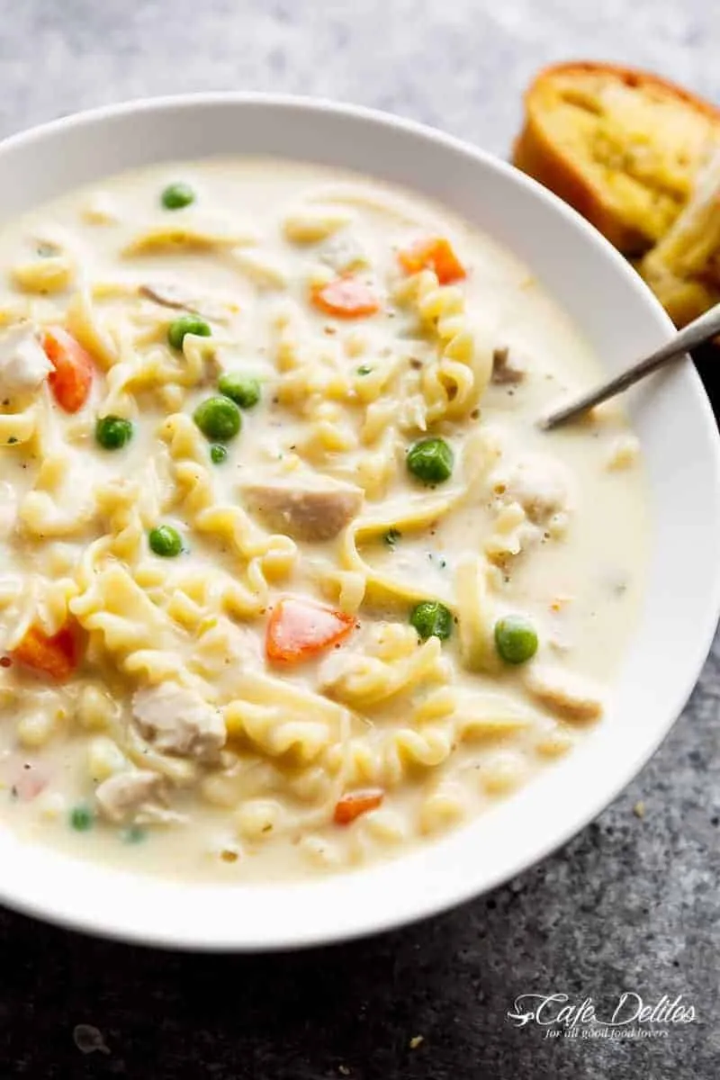 Creamy Chicken Noodle Soup