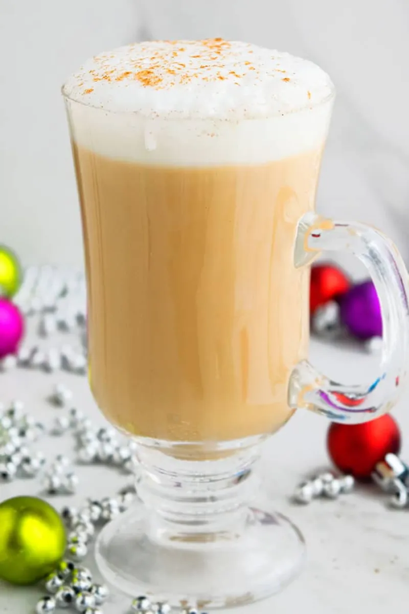 Easy Eggnog Latte