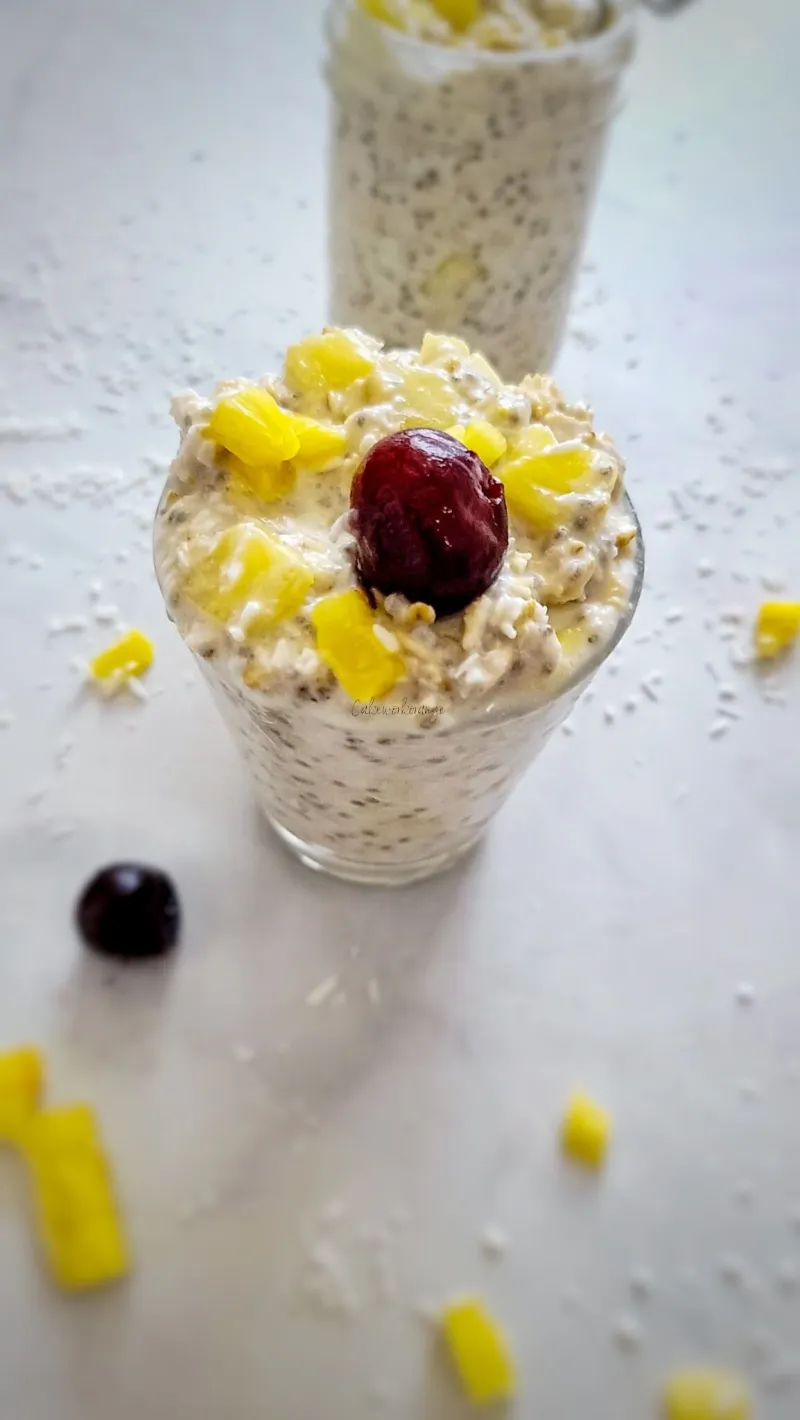 Pineapple Coconut Overnight Oats