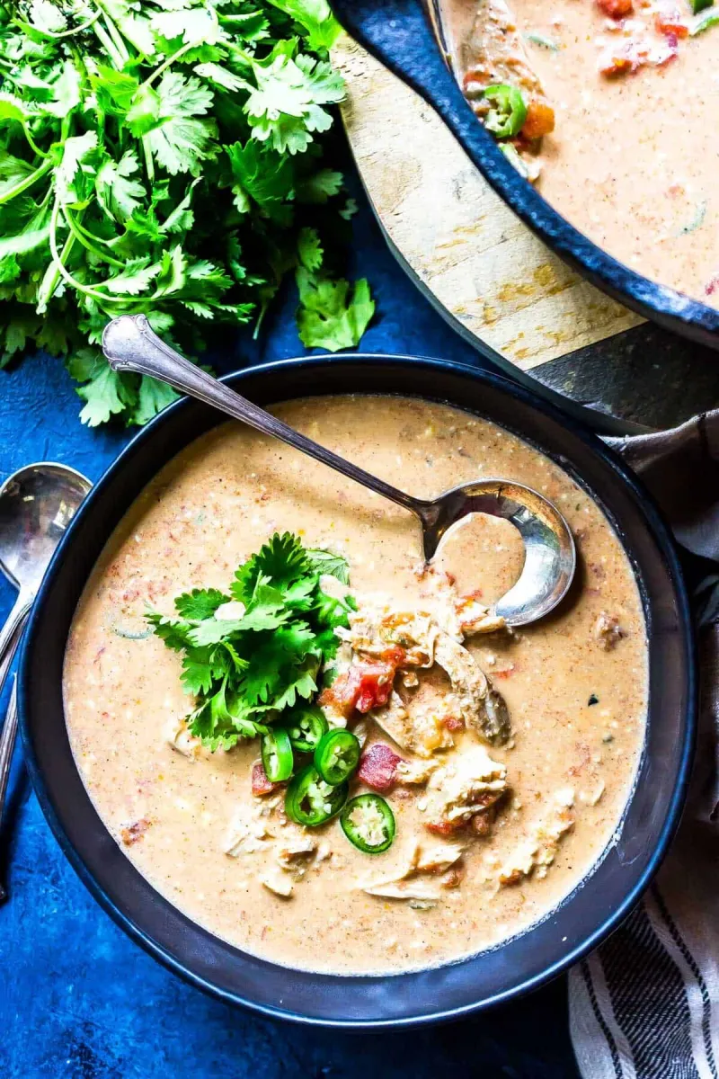 Keto Queso Chicken Soup