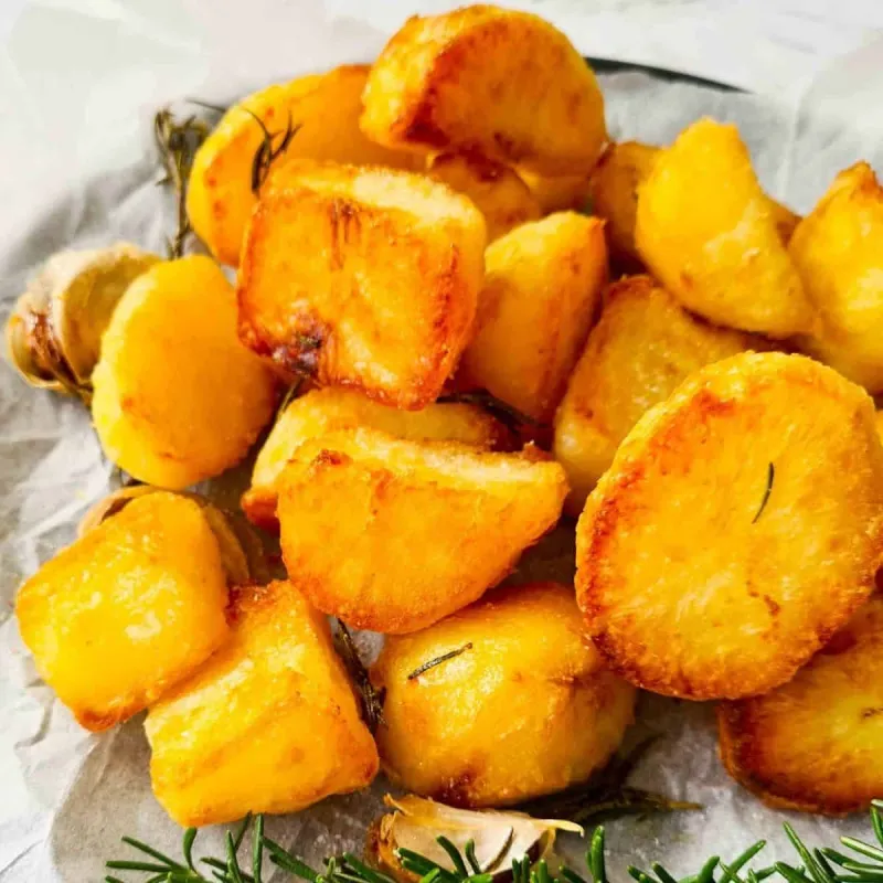 Crispy Duck Fat Potatoes