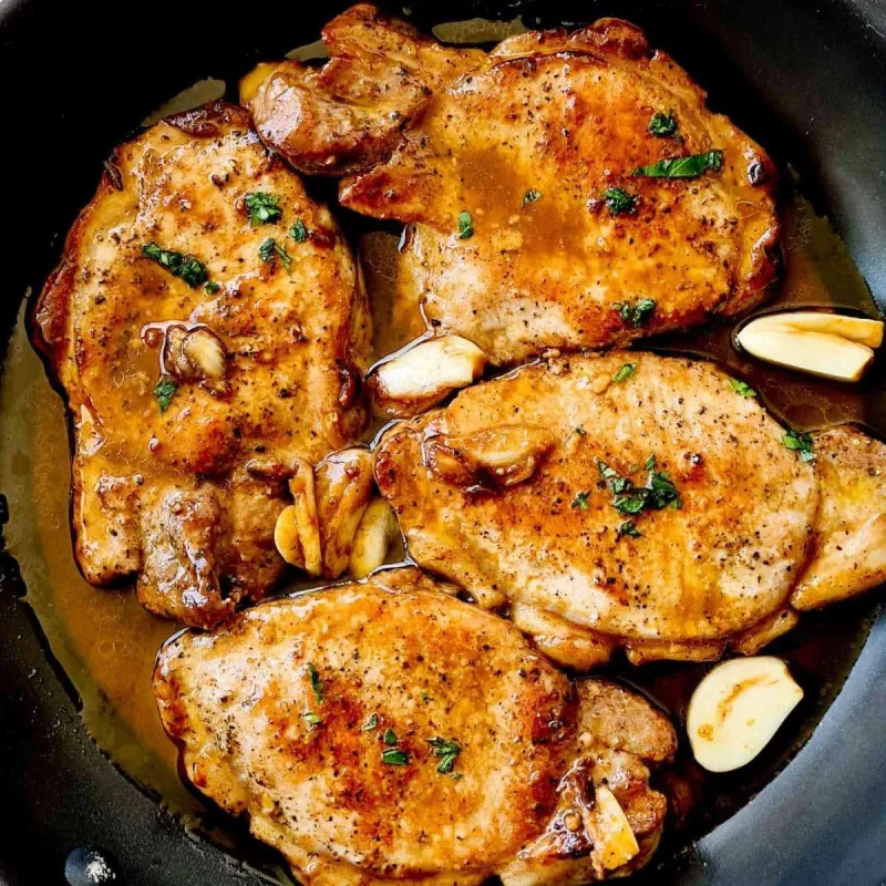 Pan Seared Pork Chops