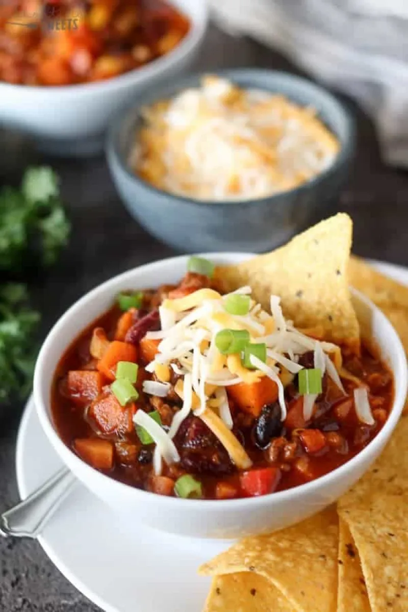 Healthy Beef and Sweet Potato Chili