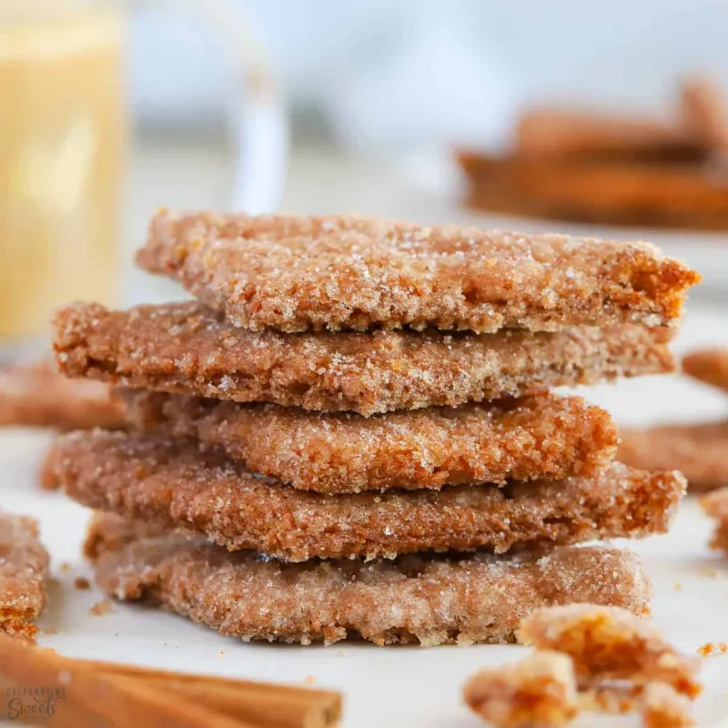 Crispy Cinnamon Sugar Cookies
