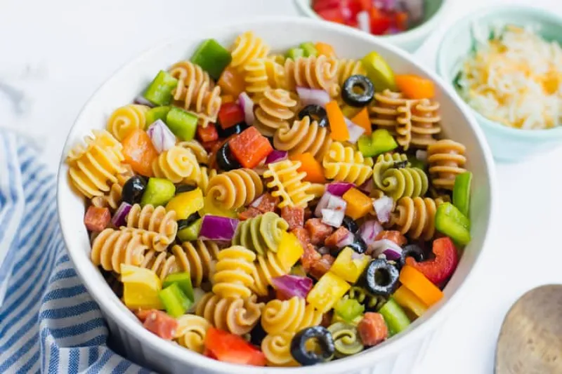 Rainbow Pasta Salad