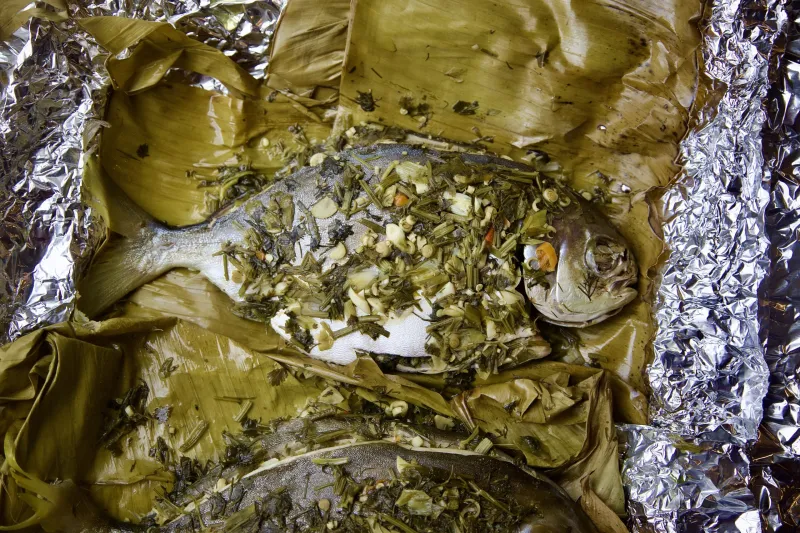 Pompano Fish w/ Herbs