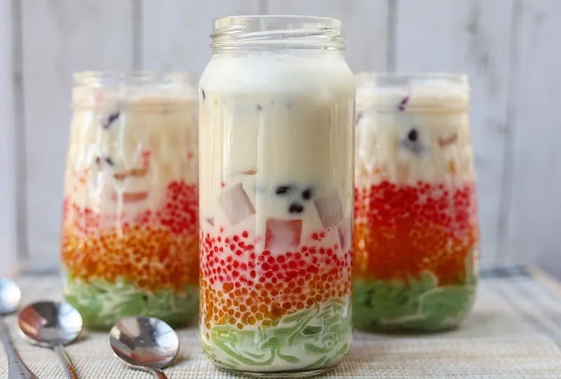 NAAB VAAM: Tapioca-Cendol-Coconut Dessert (Take 2)