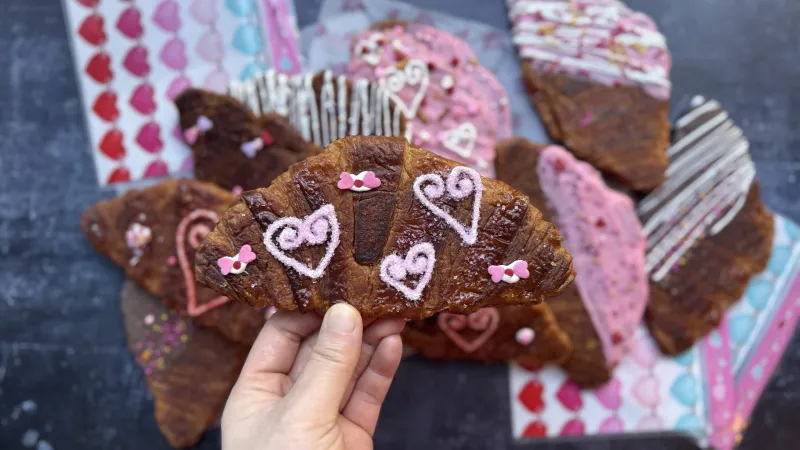 Honey Butter Flat Croissants