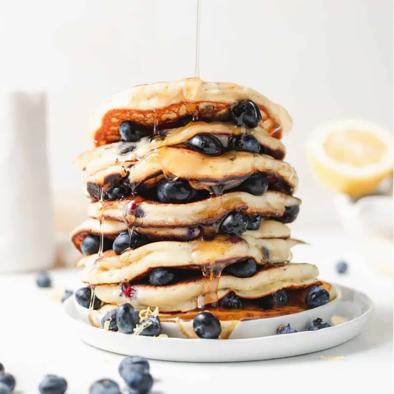 Blueberry Ricotta Pancakes