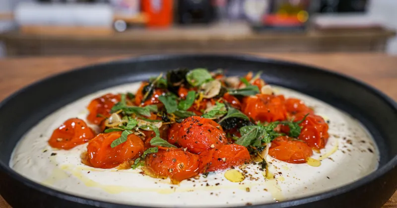 Mediterranean Roasted Tomato Salad