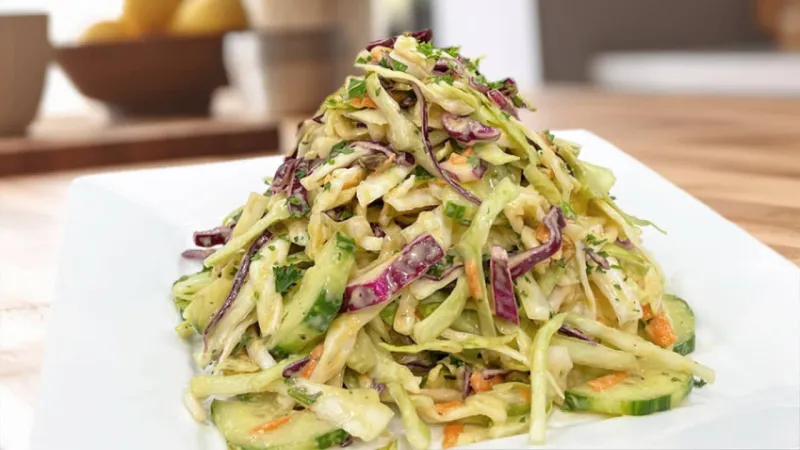 How to Make Coleslaw - Vinaigrette Style!