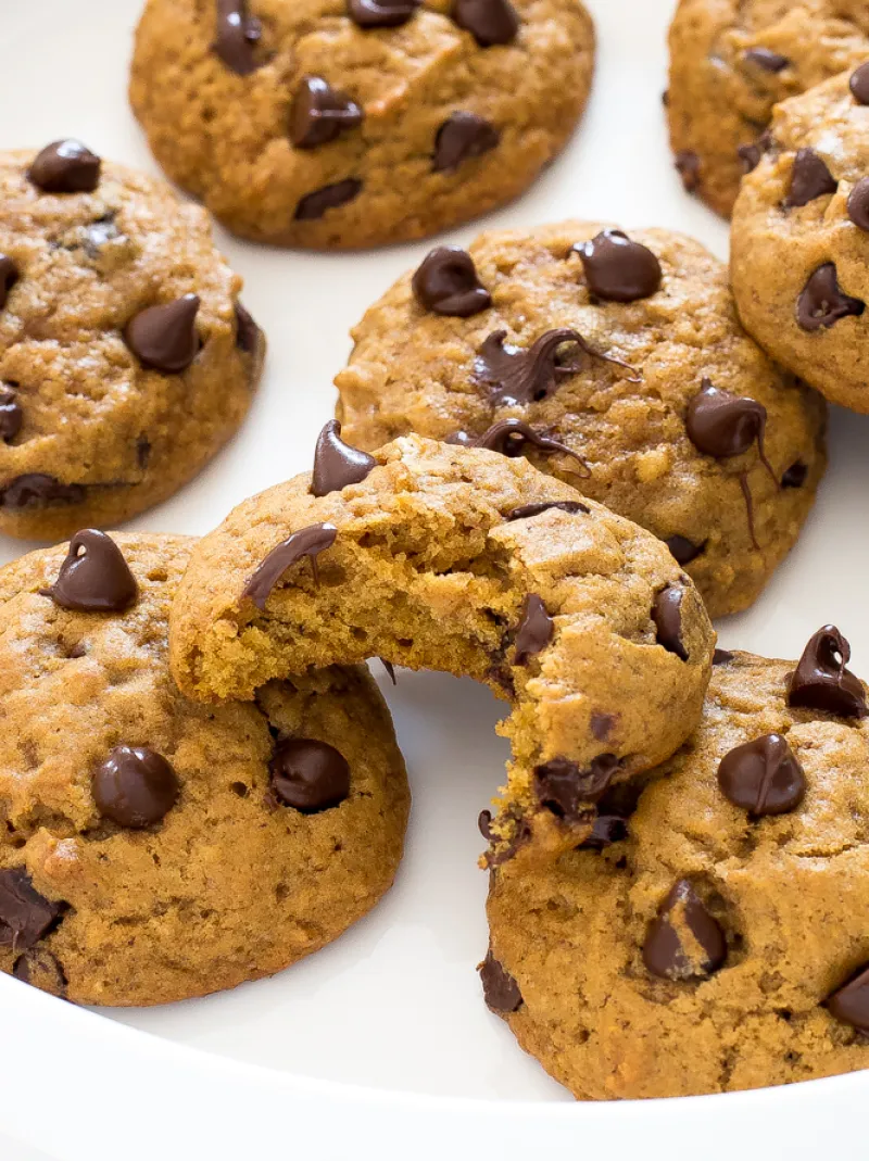 Pumpkin Chocolate Chip Cookies