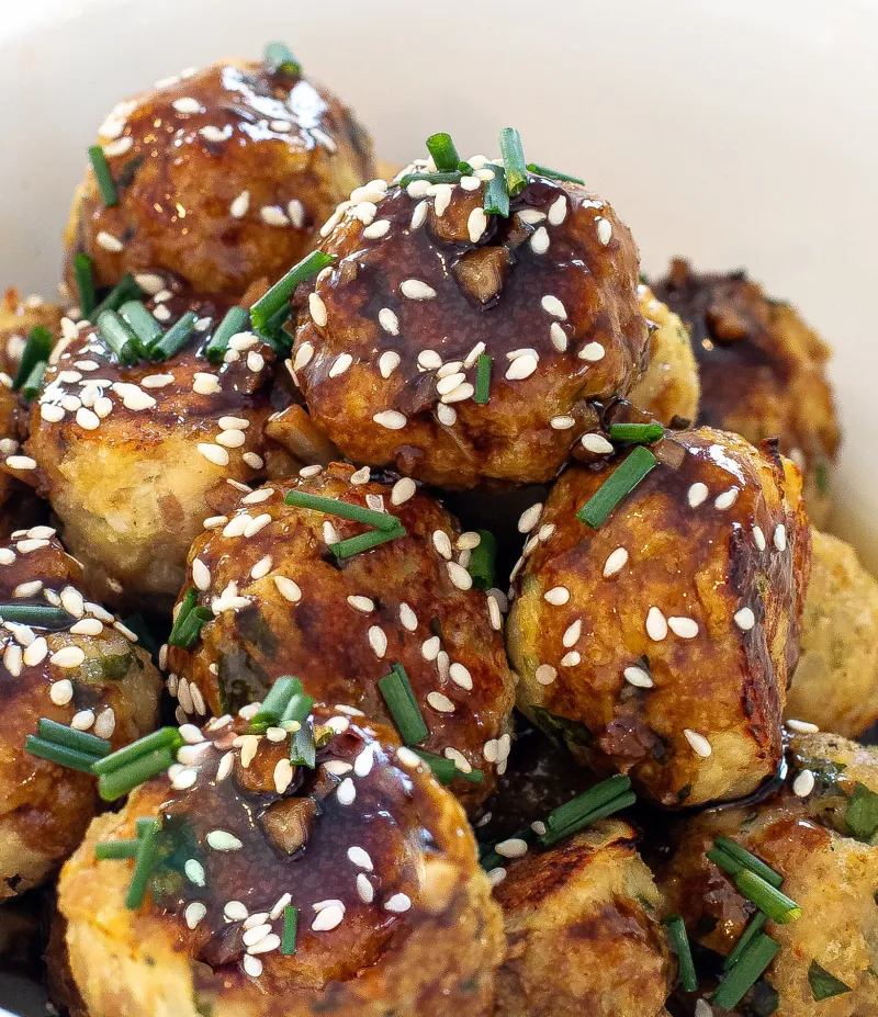 Asian Style Chicken Meatballs