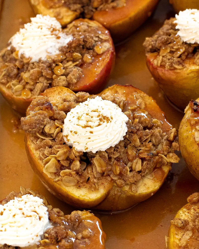 Stuffed Baked Apple Crisp